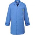 Portwest Anti Static ESD Coat Blue XS