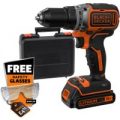 Black & Decker BL186 18v Cordless Brushless Drill Driver 1 x 1.5ah Li-ion Charger Case