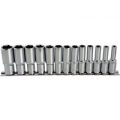 BlueSpot 13 Piece 3/8″ Drive Deep Hex Socket Set Metric 3/8″