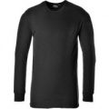 Thermal Long Sleeve T Shirt Black M