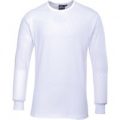 Thermal Long Sleeve T Shirt White L