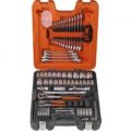 Bahco S106 106 Pieces 1/4 & 1/2In Drive Socket & Spanner Set Combination