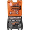 Bahco S87+7 94 Pieces 1/4 & 1/2In Drive Socket & Spanner Set Combination