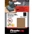 Black & Decker Piranha 1/4 Sanding Sheets 100g Pack of 10