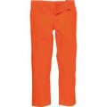 Biz Weld Mens Flame Resistant Trousers Orange Small 32″