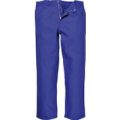 Biz Weld Mens Flame Resistant Trousers Royal Blue Large 32″