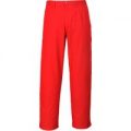 Biz Weld Mens Flame Resistant Trousers Red Extra Large 34″