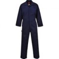 Biz Weld Flame Resistant Mole Skin Coverall Navy S