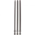 Bosch 3 Piece Pozi Screwdriver Bit Set