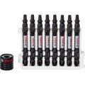 Bosch 9 Piece Impact Double Ended PH2 / T20 Screwdriver Bit Set & Magnetic Sleeve
