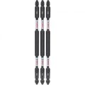 Bosch Impact Double Ended Pozi Screwdriver Bit PZ2 150mm Pack of 3