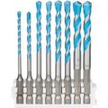 Bosch 8 Piece Hex-9 Multi Construction Drill Bit Set