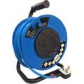 Sirius 4 Socket Cable Extension Reel 240v 25m