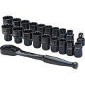 Crescent 20 Piece X6 Pass Thru Ratchet & Socket Set