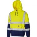 Dickies Mens High Vis Hoodie Yellow / Navy M