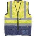 Dickies High Vis Waistcoat Yellow / Navy S