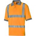 Dickies Mens High Visibility Safety Polo Shirt Orange 2XL