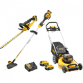 DeWalt 18v XR Cordless Lawnmower, Hedge Trimmer & Grass Trimmer Set