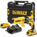 DeWalt DCF620 18v XR Cordless Drywall Screwdriver 2 x 2ah Li-ion Charger Case
