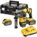 DeWalt DCH333 54v Cordless XR FLEXVOLT SDS Hammer Drill 2 x 9ah Li-ion Charger Case