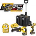 DeWalt DCK2057T2T 54v Cordless XR FLEXVOLT Drill & Reciprocating Saw Kit 2 x 6ah Li-ion Charger Case