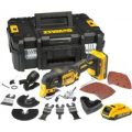 DeWalt DCS355 18v XR Cordless Multi Tool 2 x 2ah Li-ion Charger Case & Accessories