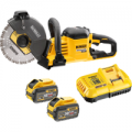 DeWalt DCS690 54v Cordless XR FLEXVOLT Cut Off Saw Disc Cutter 2 x 9ah Li-ion Charger No Case