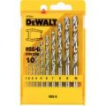 DeWalt 10 Piece HSS-G Metal Drill Bit Set