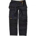 DeWalt Mens Pro Tradesman Work Trousers Black 34″ 33″