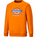 Dickies Mens Longton Sweatshirt Orange M