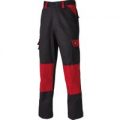 Dickies Mens Everyday Trousers Black / Red 34″ 31″