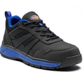 Dickies Mens Emerson Safety Trainers Black / Royal Blue Size 6