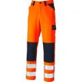 Dickies Everyday Hi Vis Trousers Orange / Navy 28″ 31″