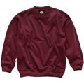 Dickies Mens Crew Neck Sweatshirt Burgundy M