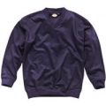 Dickies Mens V Neck Sweatshirt Navy S