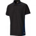 Dickies Mens Polo T Shirt Navy / Black XL