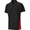 Dickies Mens Polo T Shirt Red / Black L