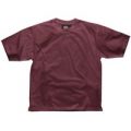 Dickies Mens Crew T Shirt Burgundy 3XL