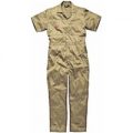 Dickies Mens Lightweight Cotton Short Sleeve Overalls Khaki 2XL