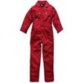 Dickies Junior Redhawk Overalls Red 24″