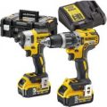 DeWalt DCK266P2T 18v XR Cordless Combi Drill & Impact Driver TSTAK Kit 2 x 5ah Li-ion Charger Case