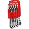 Facom 467S 6 Piece Midget Ratchet Spanner Set