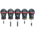 Facom Protwist 5 Piece Slotted & Phillips Stubby Screwdriver Set