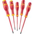 Facom Protwist 5 Piece Insulated Phillips & Slotted Screwdriver Set