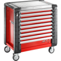 Facom JET+ 9 Drawer Roller Cabinet Red