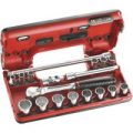 Facom 17 Piece 3/8″ Drive Bi Hex Socket Set Metric in Detection Box 3/8″