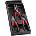 Facom 3 Piece Mechanics Plier Set in Plastic Module Tray