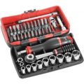 Facom R.2 NANO 38 Piece 1/4″ Drive Socket & Bit Set 1/4″