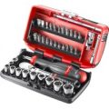 Facom 38 Piece 1/4″ Drive NANO Socket & Bit Set Imperial 1/4″