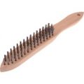 Faithfull Heavy Duty Scratch Wire Brush 4 Rows